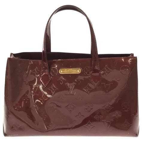 Wilshire patent leather tote Louis Vuitto